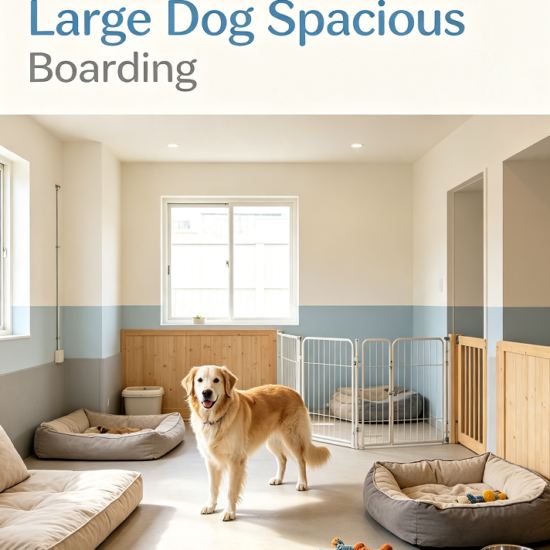 Large Dog Spacious Boarding