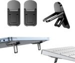 Zinc Alloy Mini Stand, 2 Angles, Black 2-Pack